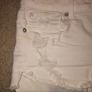 American Eagle Super Stretch White Shorts